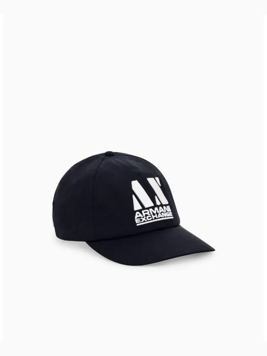 Кепка из флока с логотипом A|X Armani Exchange — изображение 1 из 3, черный