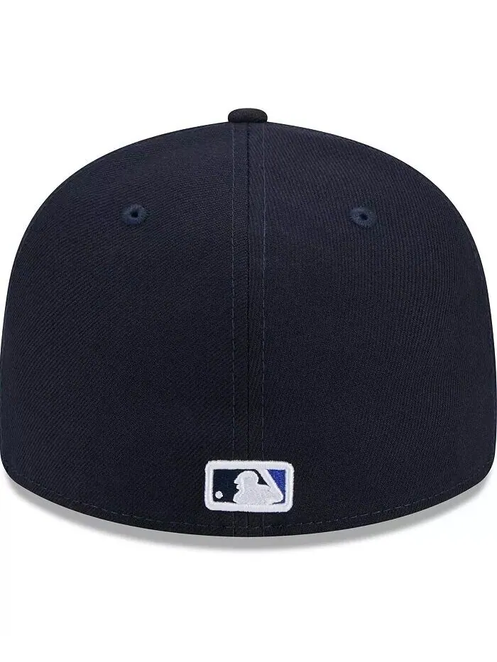 Мужская темно-синяя приталенная шляпа Detroit Tigers 2024 City Connect Low Profile 59FIFTY New Era — изображение 3 из 4