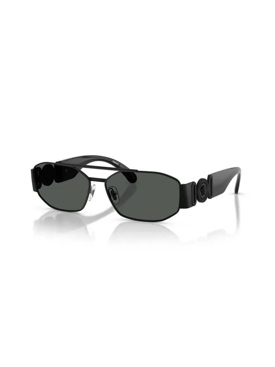 Мужские солнцезащитные очки с геометрическим рисунком, VE2287 Versace
