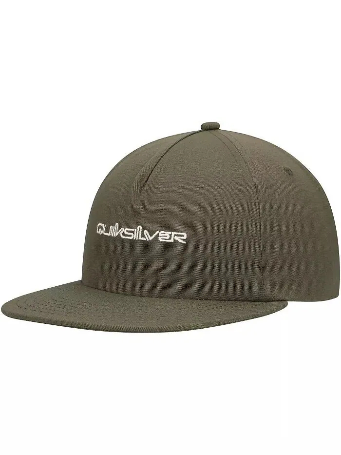 Мужская оливковая кепка DNA Omni Snapback Quiksilver — изображение 1 из 4, оливковый