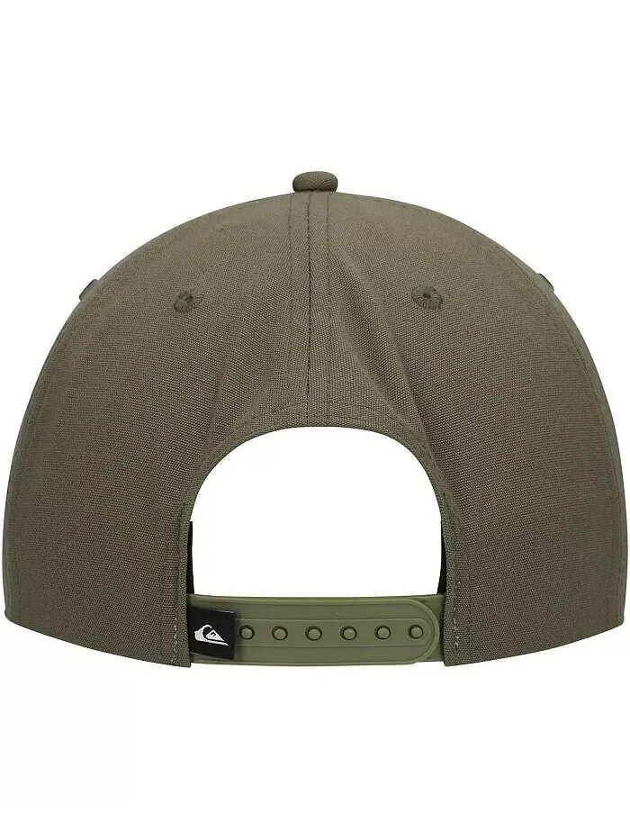Мужская оливковая кепка DNA Omni Snapback Quiksilver — изображение 2 из 4, оливковый