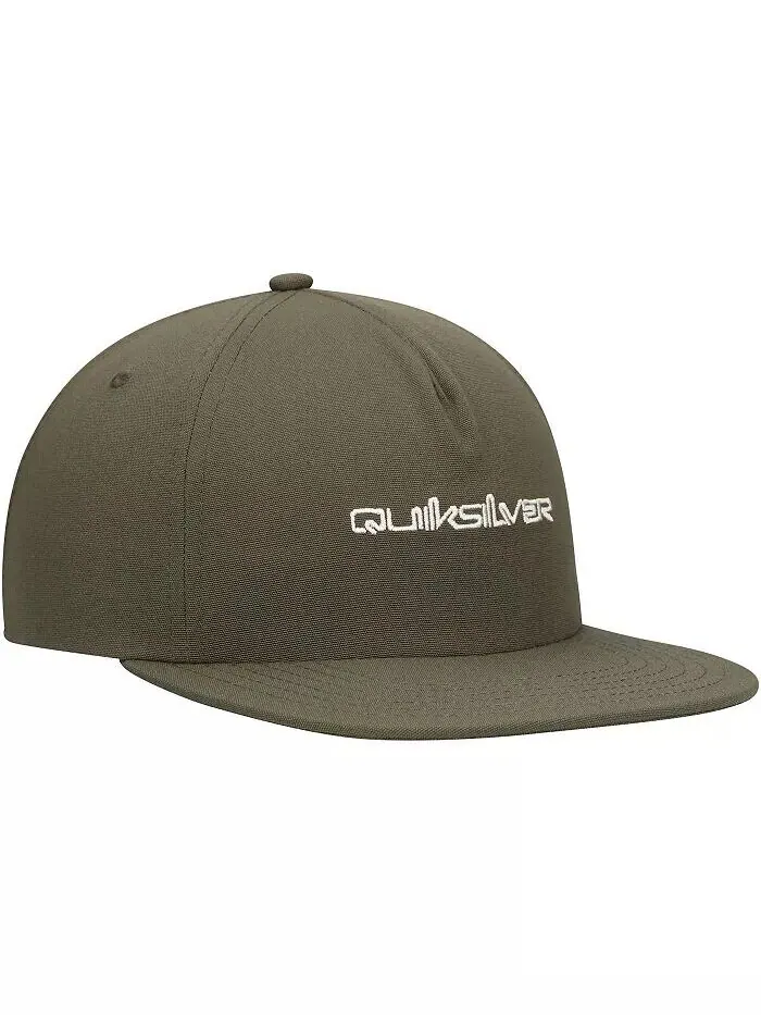 Мужская оливковая кепка DNA Omni Snapback Quiksilver — изображение 3 из 4, оливковый
