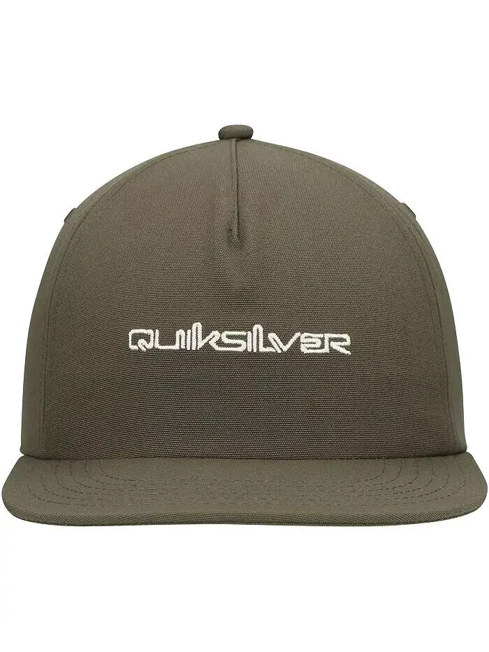 Мужская оливковая кепка DNA Omni Snapback Quiksilver — изображение 4 из 4, оливковый