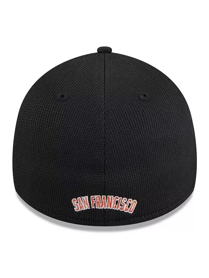 Мужская черная кепка San Francisco Giants 2024 Batting Practice 39THIRTY Flex Hat New Era — изображение 4 из 4, черный