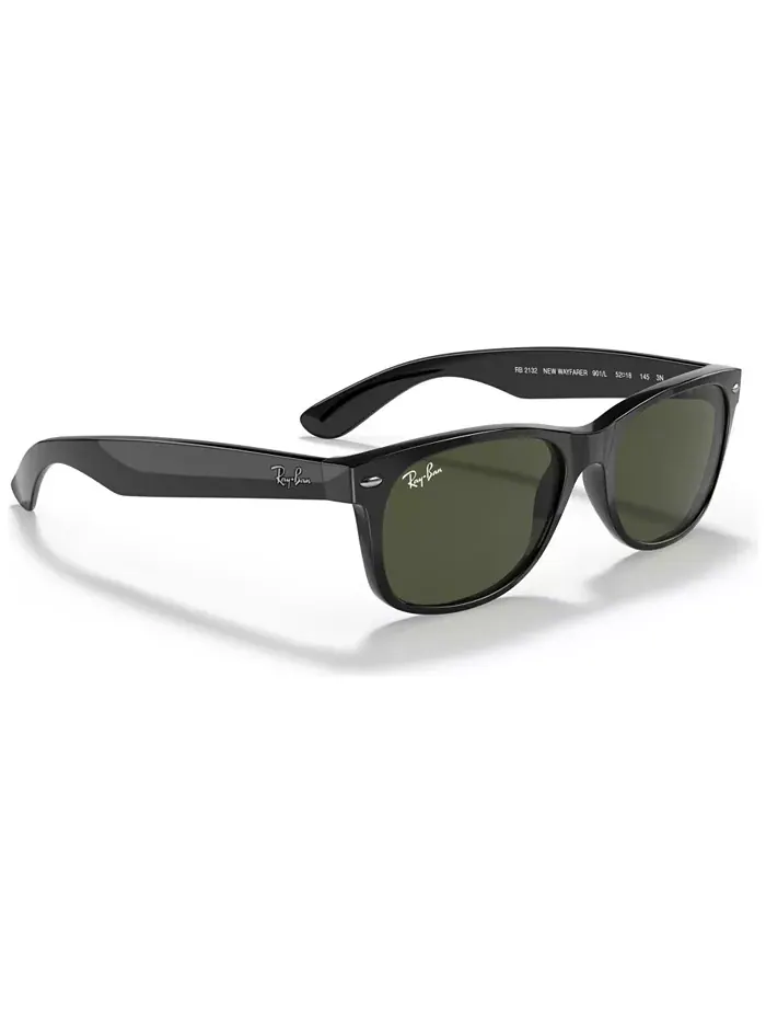 Унисекс солнцезащитные очки New Wayfarer, RB2132 Ray-Ban — изображение 4 из 6, черный