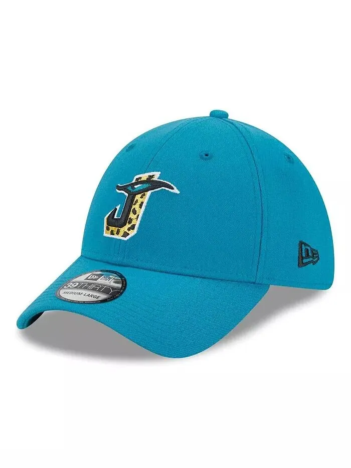 Мужская бирюзовая кепка Jacksonville Jaguars City Originals 39THIRTY Flex Hat New Era — изображение 1 из 4, бирюзовый