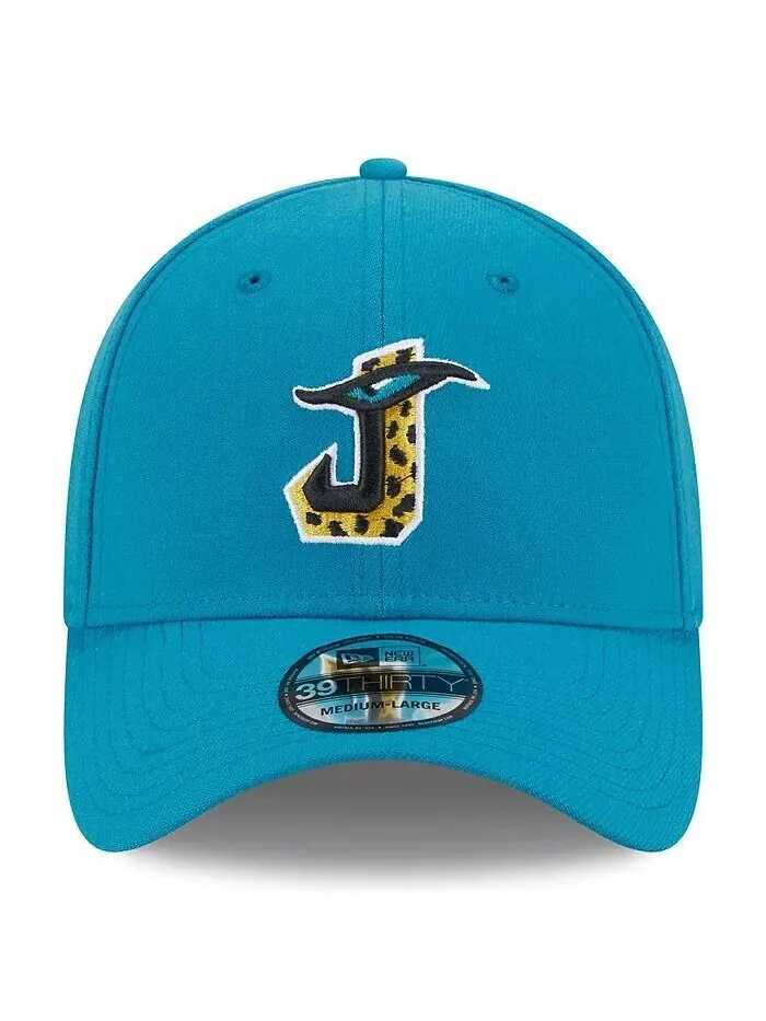 Мужская бирюзовая кепка Jacksonville Jaguars City Originals 39THIRTY Flex Hat New Era — изображение 2 из 4, бирюзовый