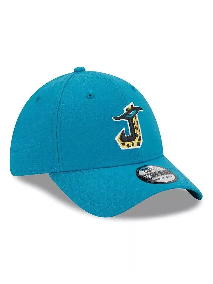 Мужская бирюзовая кепка Jacksonville Jaguars City Originals 39THIRTY Flex Hat New Era — изображение 3 из 4, бирюзовый