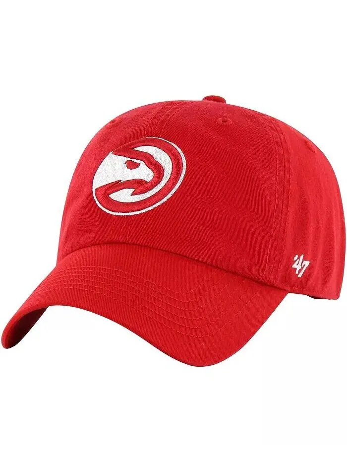 Мужская красная приталенная шляпа Atlanta Hawks Classic Franchise '47 Brand — изображение 1 из 2, красный