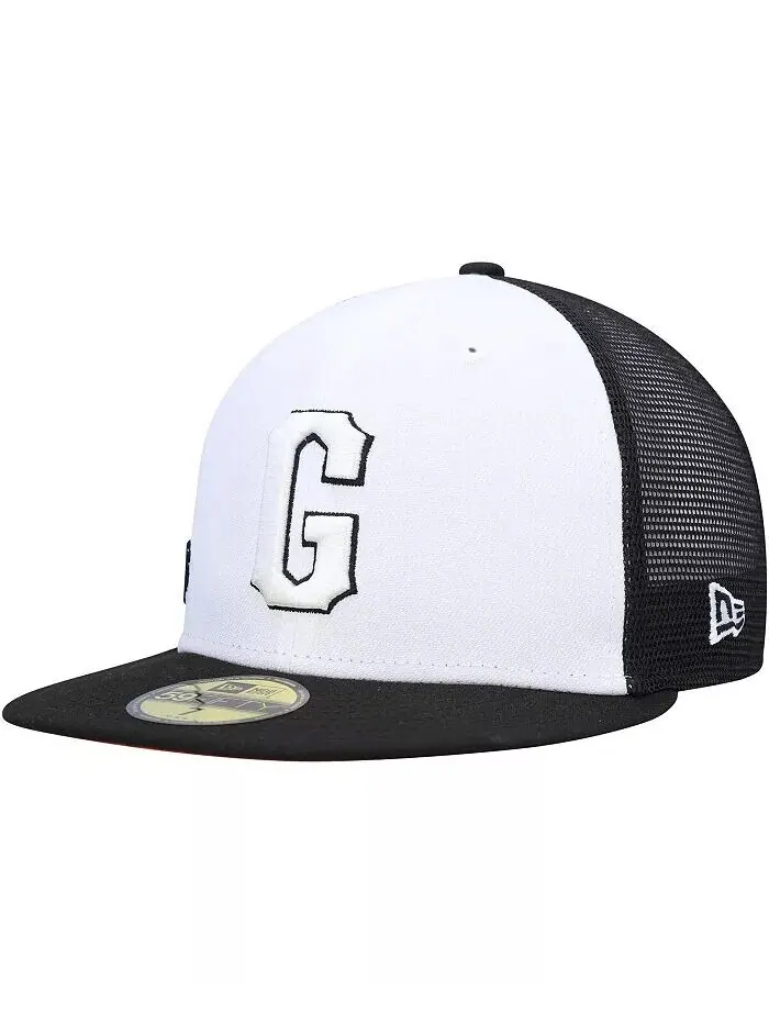 Мужская бело-черная кепка San Francisco Giants 2023 для тренировок на поле 59FIFTY New Era — изображение 1 из 3, белый черный