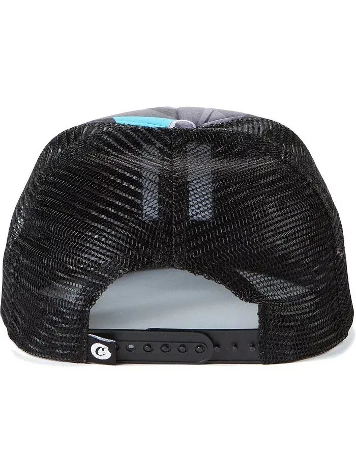 Мужская одежда Черная кепка-кепка Trucker Snapback с принтом Corsica All-Over Cookies — изображение 3 из 4