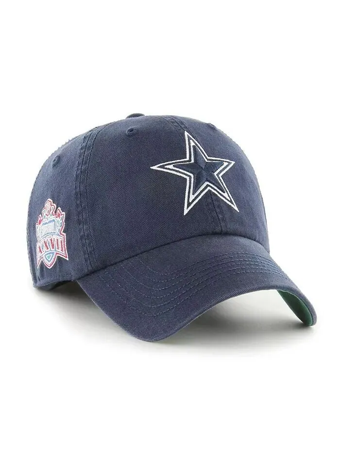 Мужская темно-синяя приталенная шляпа Dallas Cowboys Sure Shot Franchise '47 Brand — изображение 1 из 4, темно-синий