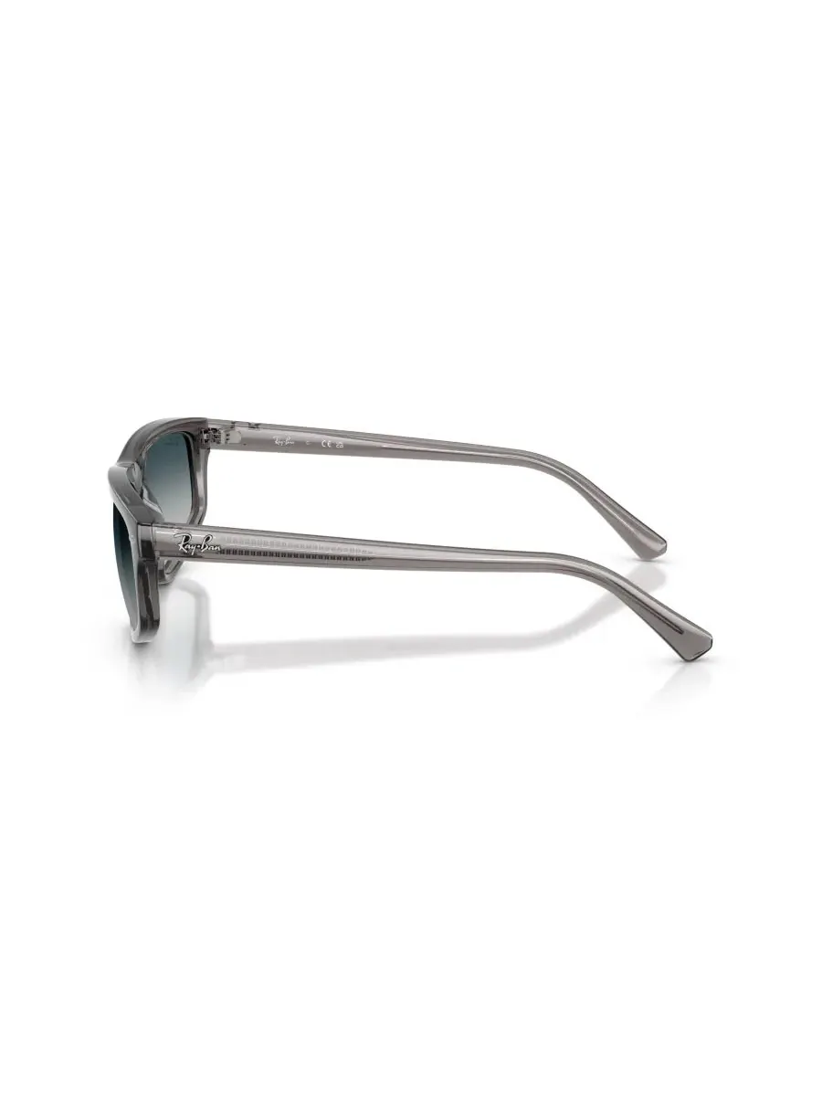 Солнцезащитные очки унисекс с геометрическим рисунком, RB2225 Ray-Ban — изображение 3 из 6, серый