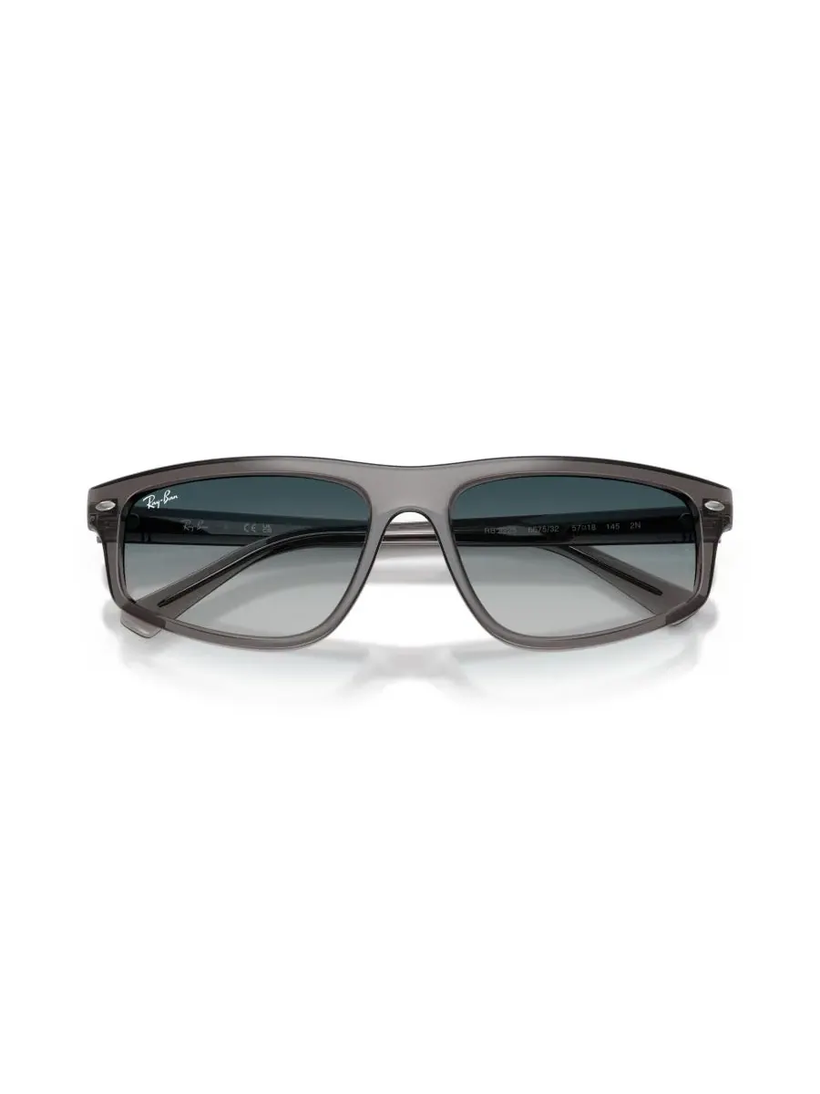 Солнцезащитные очки унисекс с геометрическим рисунком, RB2225 Ray-Ban — изображение 5 из 6, серый
