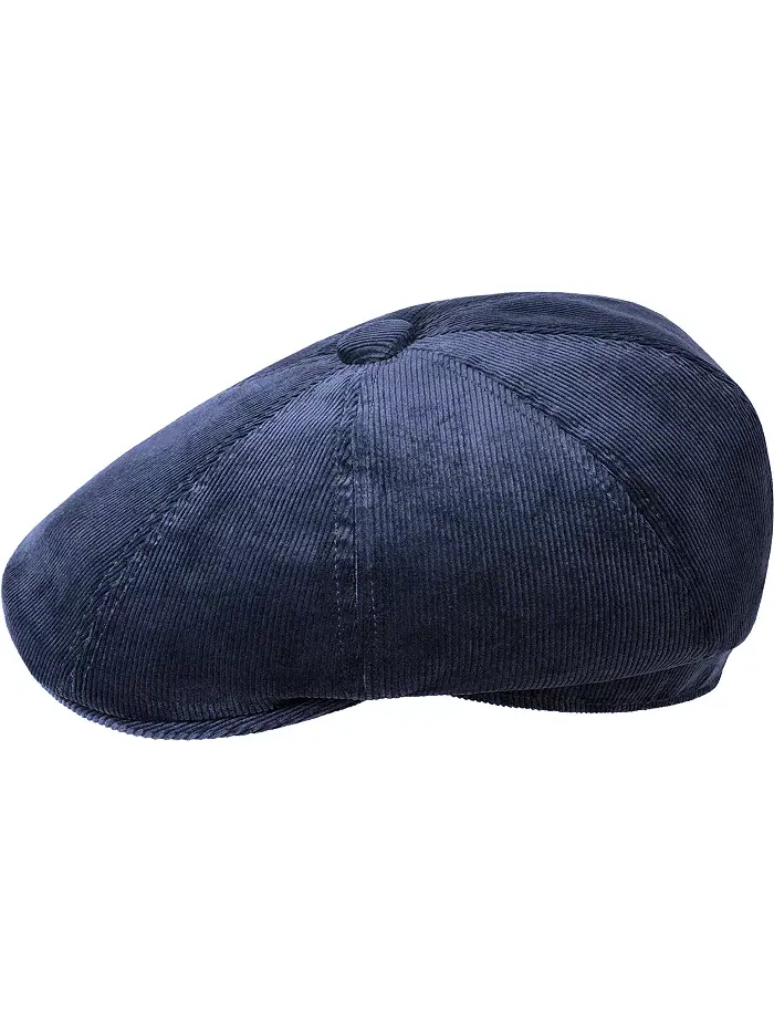 Мужская кепка Hawker Newsboy из корда Kangol — изображение 1 из 3, синий