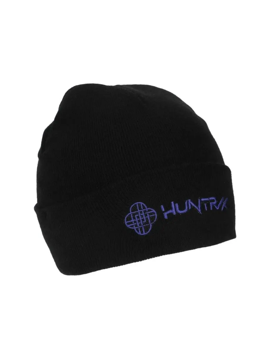 Шапка-бини с вышивкой Huntr/x Kpop Demon Hunters — изображение 2 из 6, черный