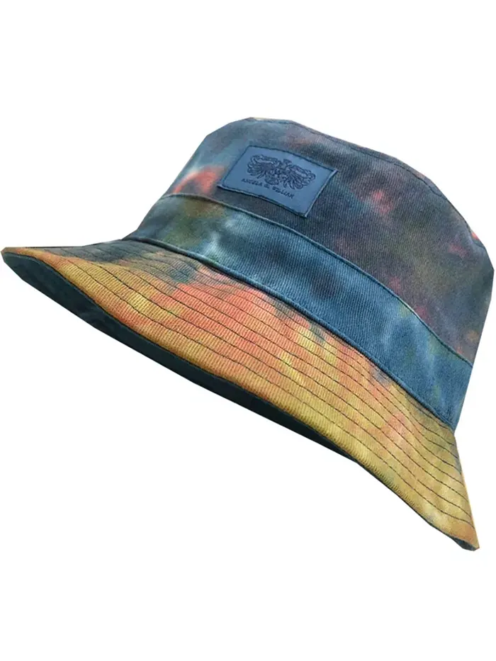 Унисекс реверсивная бейсболка Tie Dye с двусторонним ношением Angela & William