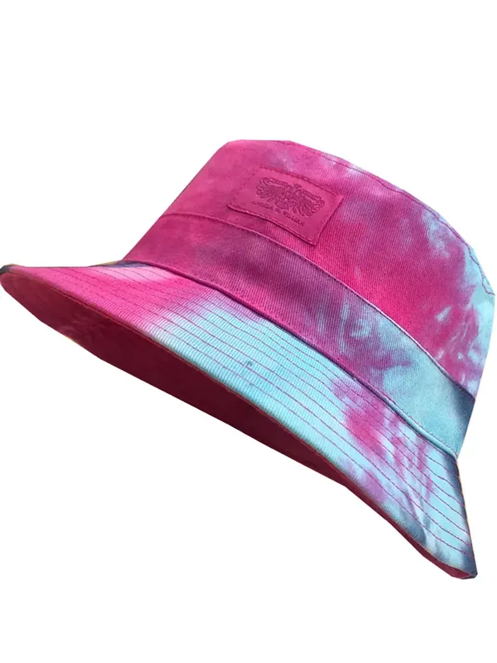 Унисекс реверсивная бейсболка Tie Dye с двусторонним ношением Angela & William