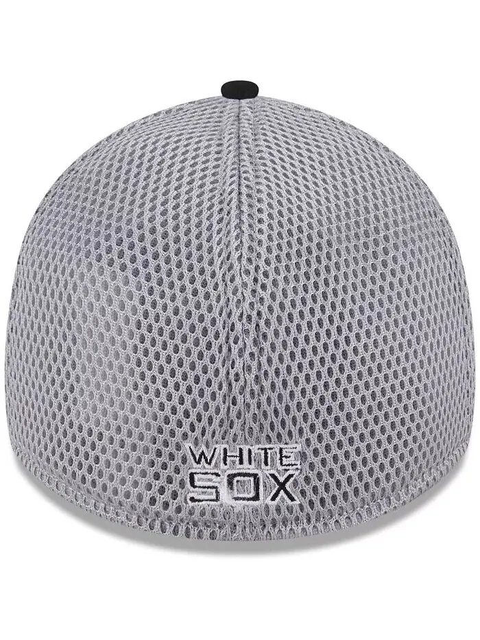 Мужская черная кепка Chicago White Sox Neo 39THIRTY Flex Hat New Era — изображение 2 из 4, черный