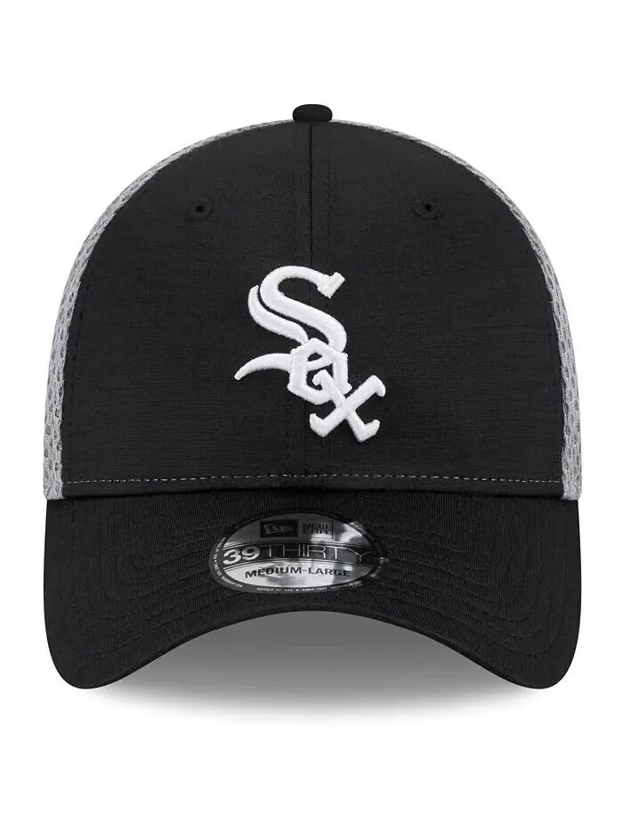 Мужская черная кепка Chicago White Sox Neo 39THIRTY Flex Hat New Era — изображение 4 из 4, черный