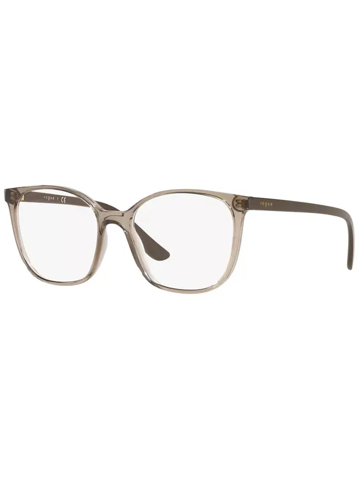 VO5356 Женские очки прямоугольной формы Vogue Eyewear — изображение 1 из 4, прозрачный коричневый