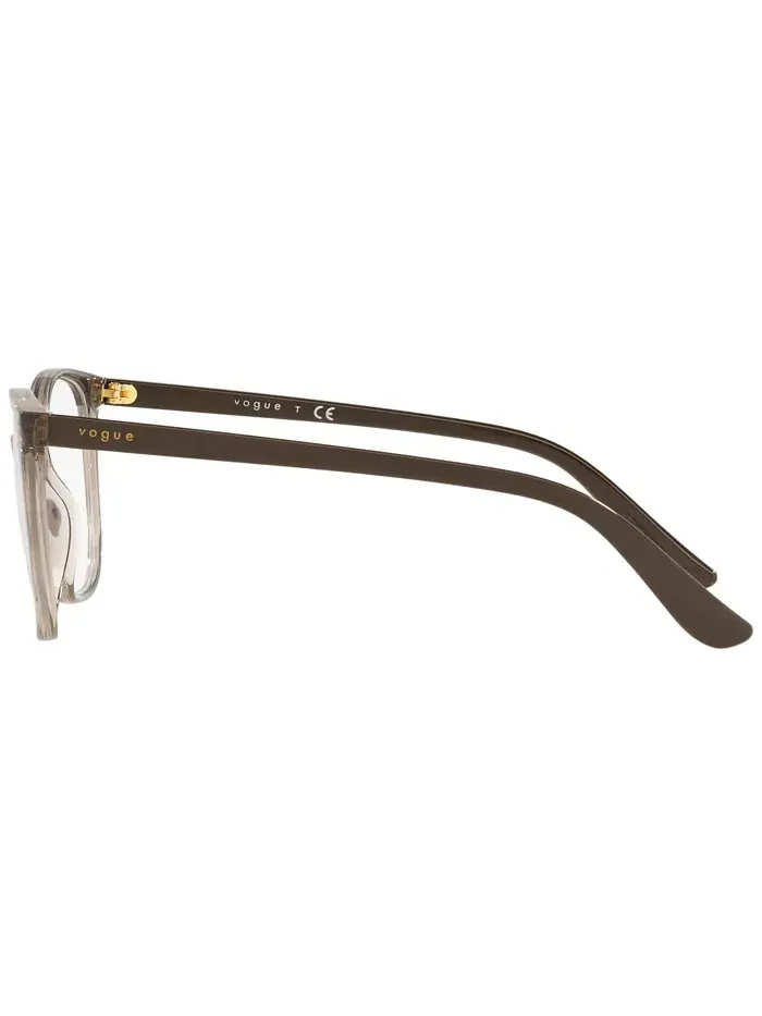 VO5356 Женские очки прямоугольной формы Vogue Eyewear — изображение 3 из 4, прозрачный коричневый