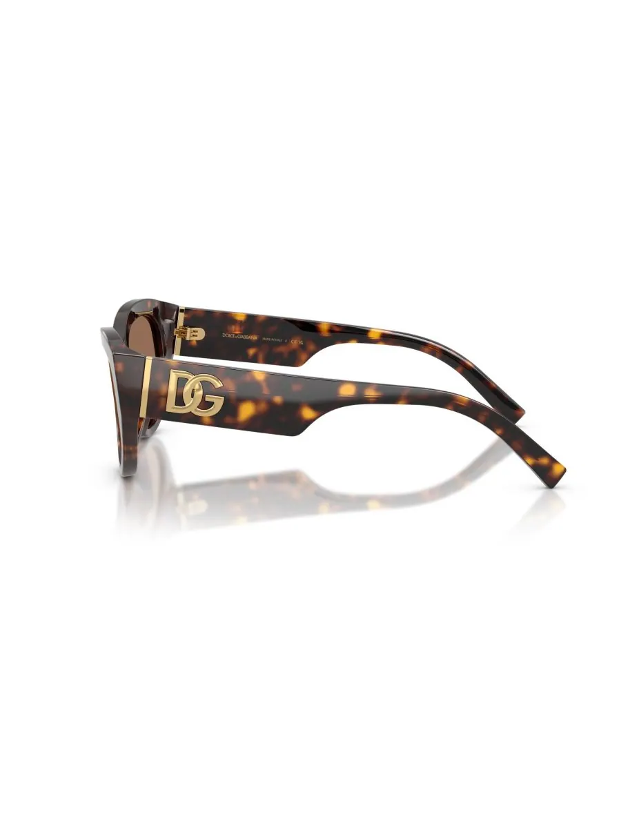 Женские солнцезащитные очки кошачий глаз, DG4514 Dolce&Gabbana — изображение 3 из 4, коричневый
