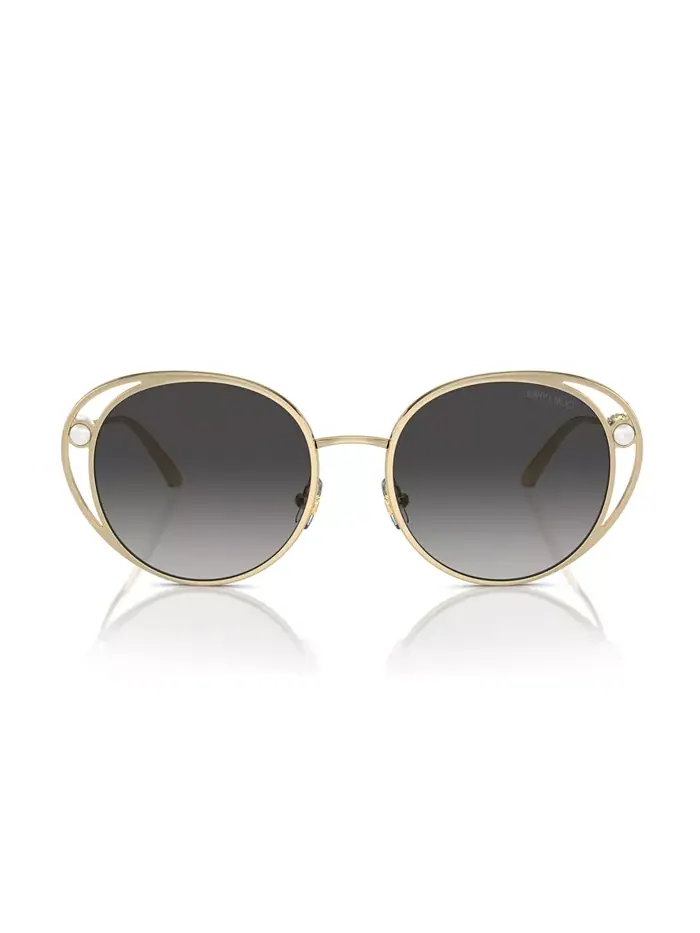 Женские солнцезащитные очки, JC4003HB Jimmy Choo — изображение 7 из 11, бледный золотистый