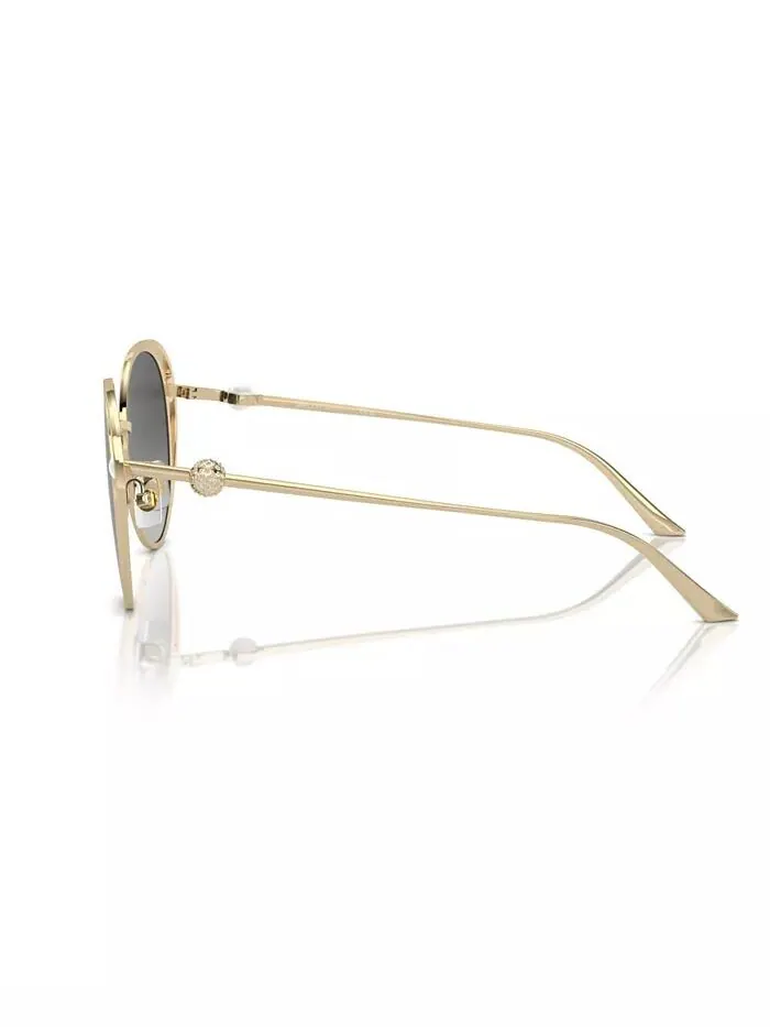 Женские солнцезащитные очки, JC4003HB Jimmy Choo — изображение 9 из 11, серебряный