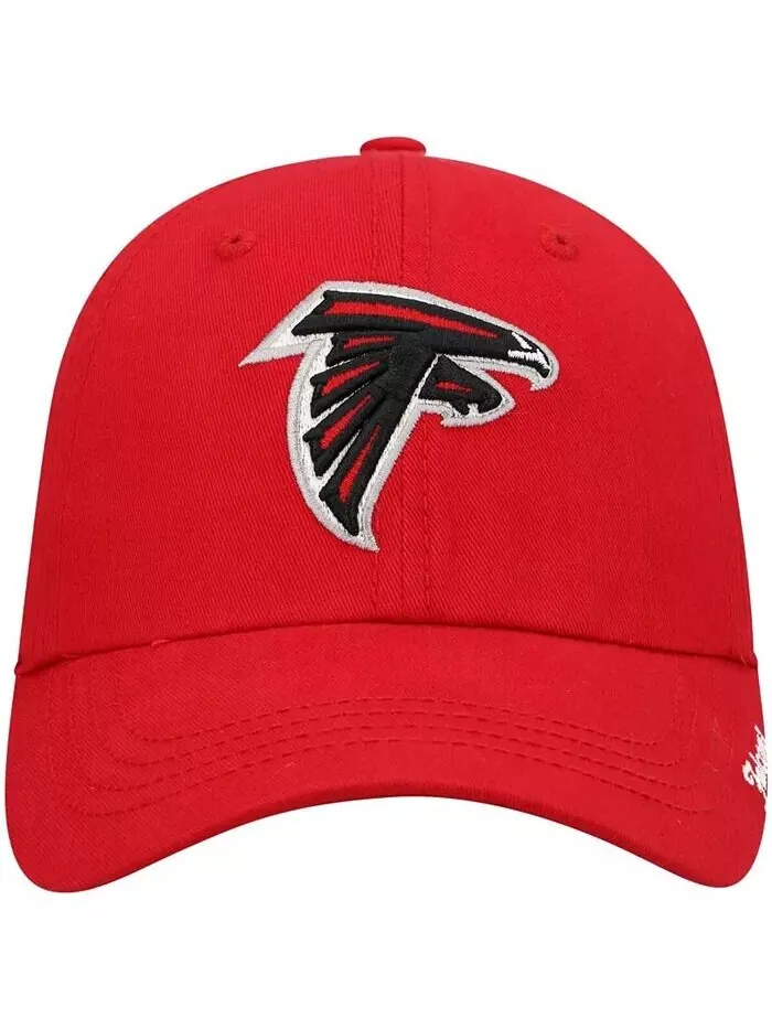 Женская красная регулируемая шапка Atlanta Falcons Miata Clean Up '47 Brand — изображение 2 из 4, красный