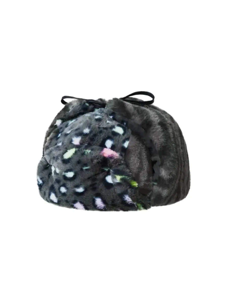 Wild Fur Trapper Kangol — изображение 2 из 5, темно-серый/черный