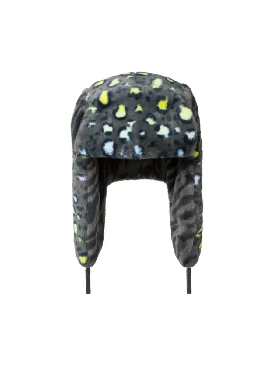 Wild Fur Trapper Kangol — изображение 4 из 5, темно-серый/черный