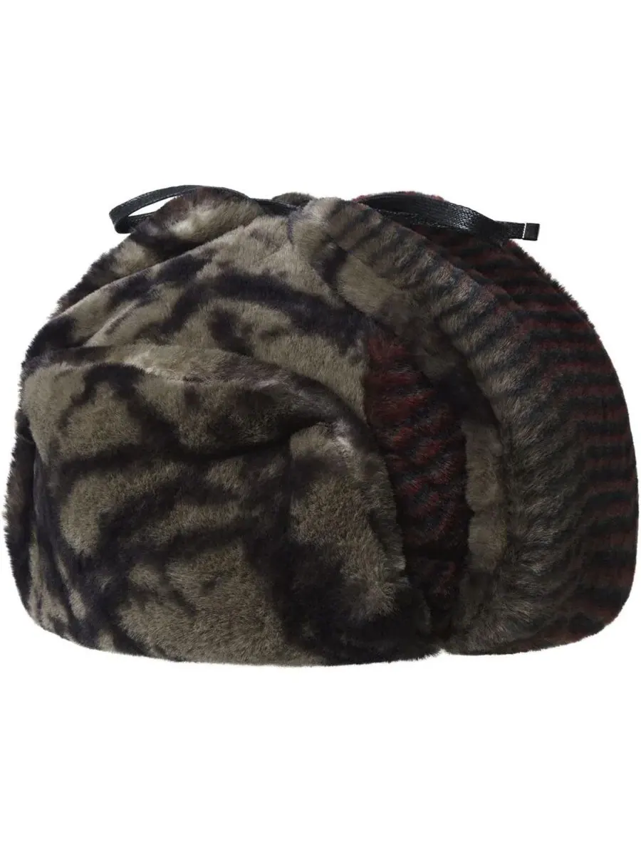 Wild Fur Trapper Kangol, оливковый/cranberry — изображение 1 из 4, зеленый