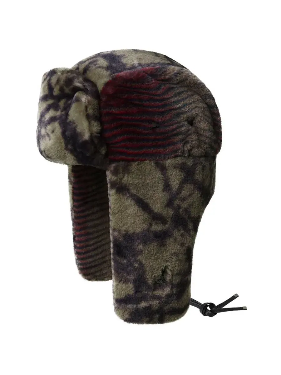 Wild Fur Trapper Kangol, оливковый/cranberry — изображение 3 из 4, зеленый