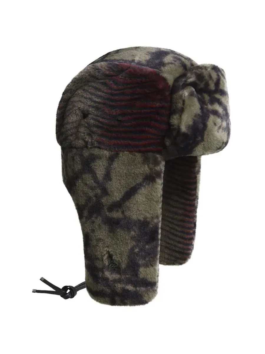 Wild Fur Trapper Kangol, оливковый/cranberry — изображение 4 из 4, зеленый