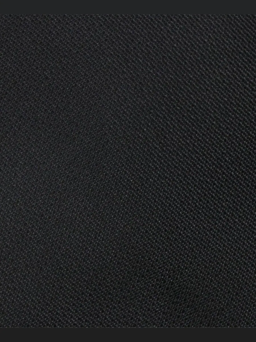 Мужской мягкий однотонный галстук Van Heusen — изображение 4 из 4, черный