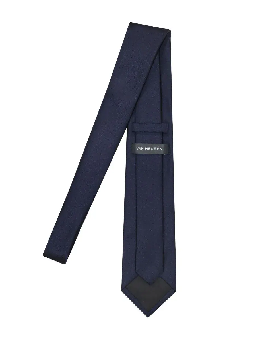 Мужской мягкий однотонный галстук Van Heusen — изображение 3 из 4, темно-синий