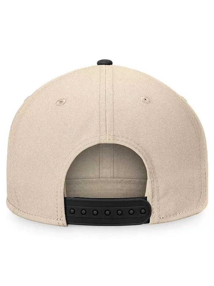 Мужская кремово-черная бейсболка Vegas Golden Knights Goalaso Snapback Fanatics — изображение 2 из 4
