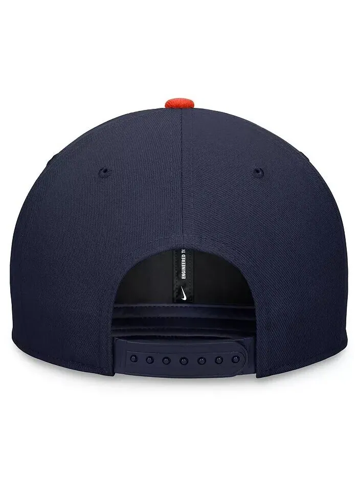 Мужская темно-оранжевая двухцветная бейсболка Houston Astros Evergreen Snapback Nike — изображение 4 из 4