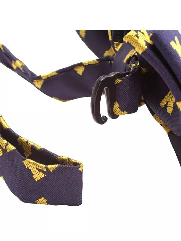 Мужской галстук-бабочка Michigan Wolverines Eagles Wings — изображение 3 из 3, темно-синий