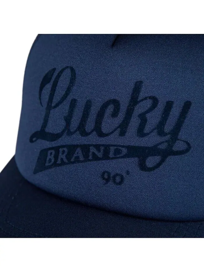 Женская кепка дальнобойщика с принтом Lucky Brand — изображение 4 из 6, темно-синий