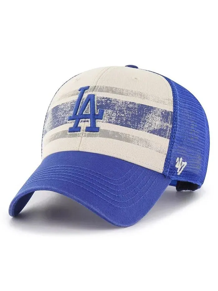 Мужская кремовая регулируемая кепка Royal Los Angeles Dodgers Breakout MVP Trucker '47 Brand — изображение 1 из 3, кремовый