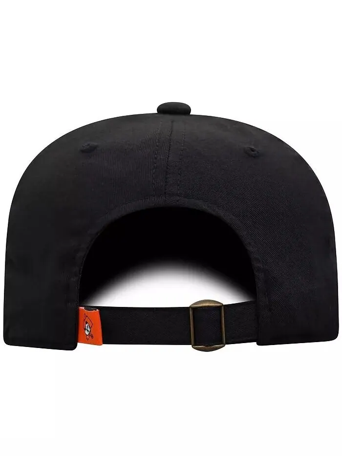 Мужская черная шляпа Oklahoma State Cowboys Staple Adjustable Top of the World — изображение 4 из 4