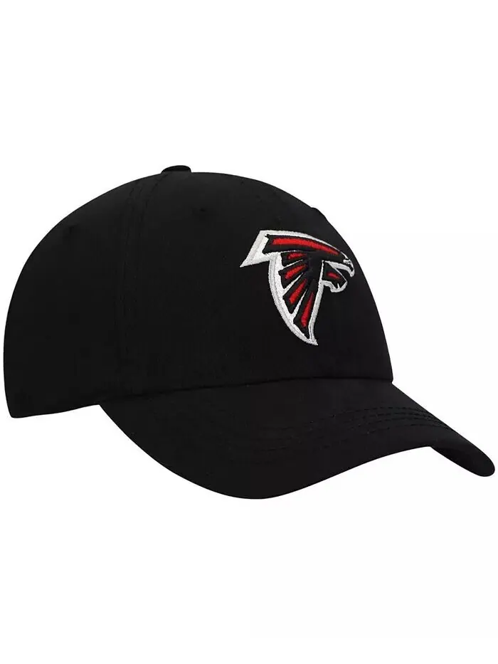 Женская черная регулируемая шапка Atlanta Falcons Miata Clean Up Primary '47 Brand — изображение 3 из 4, черный