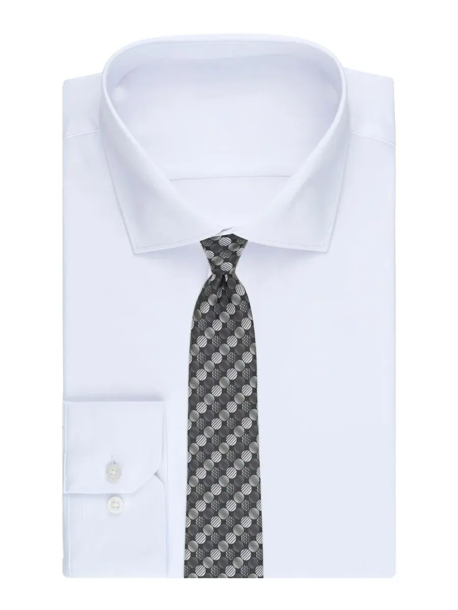 Мужской галстук Penwill Dot Perry Ellis Portfolio — изображение 3 из 3, черный