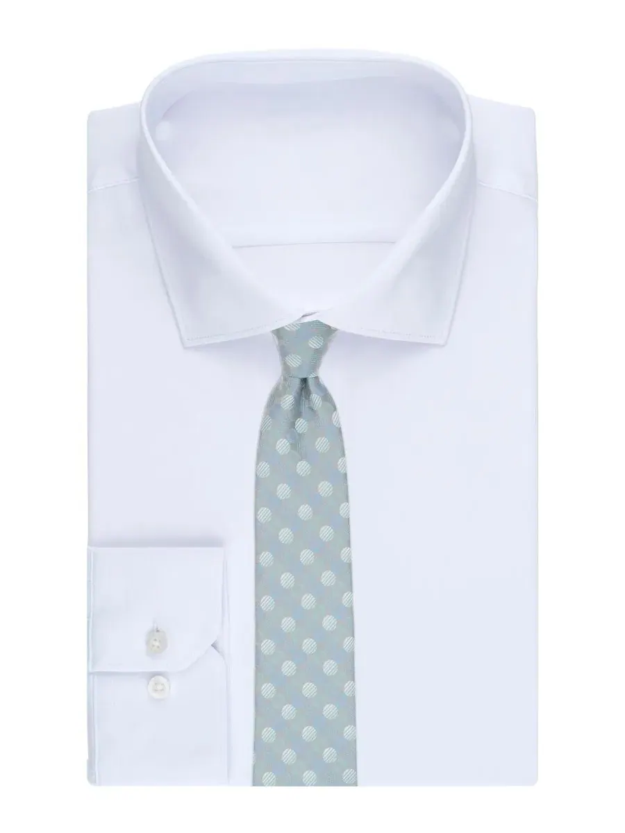 Мужской галстук Penwill Dot Perry Ellis Portfolio — изображение 3 из 3, бирюзовый
