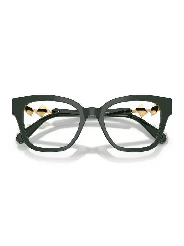 Женские квадратные очки, SK2048 Swarovski — изображение 4 из 6, темный зеленый