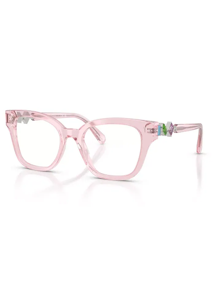 Женские квадратные очки, SK2048 Swarovski — изображение 1 из 5, прозрачный розовый