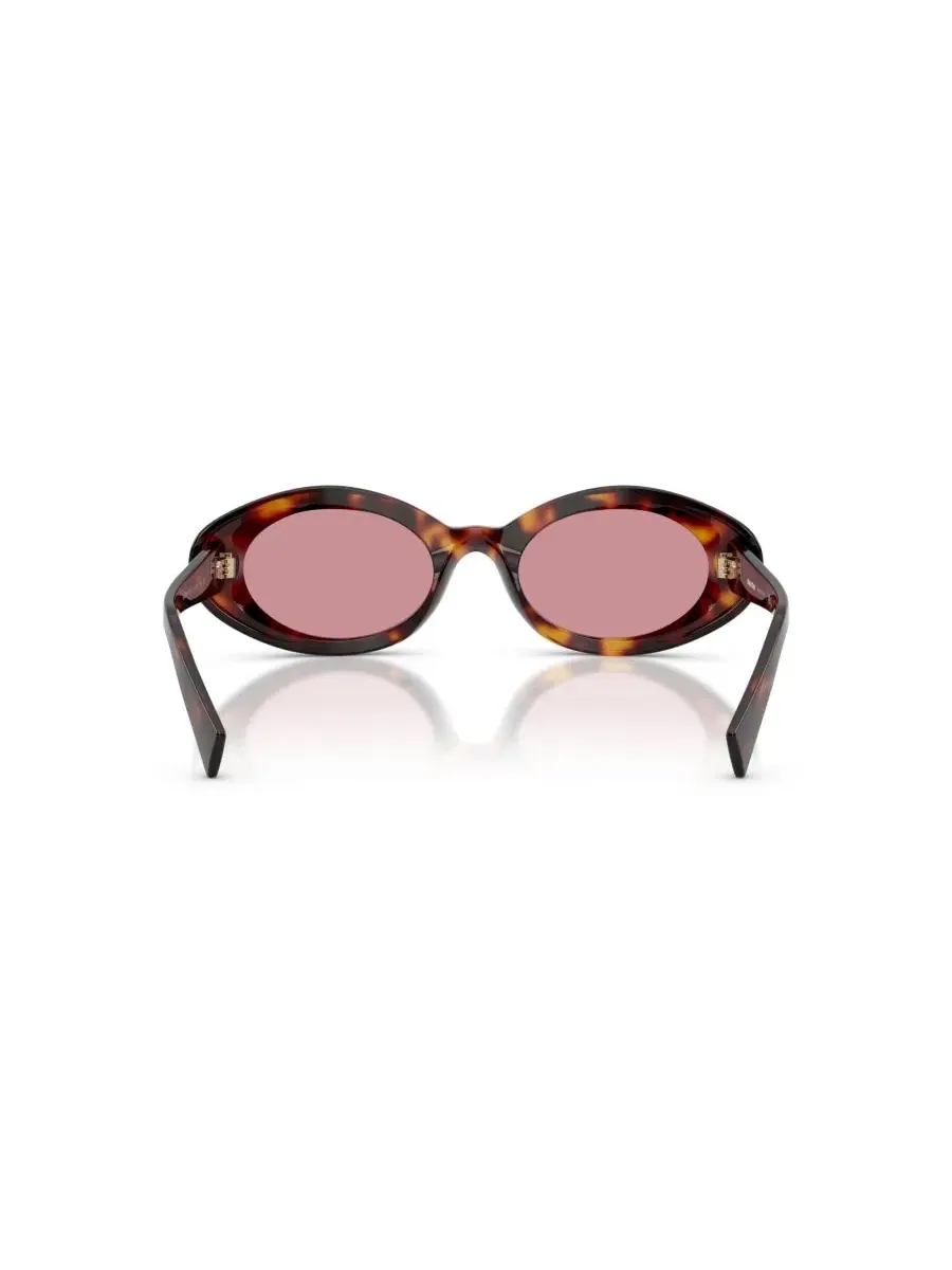 Овальные солнцезащитные очки MU B09S MIU MIU — изображение 2 из 10, коричневый