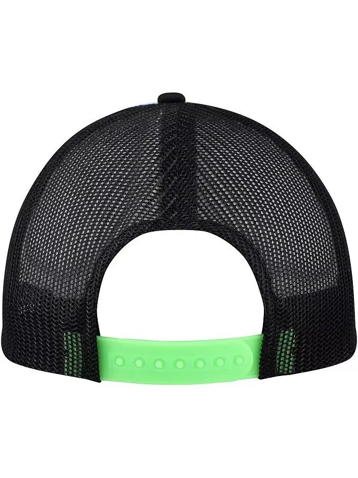 Мужская регулируемая шапка Mountain Dew Do The Dew Foam Trucker белого и черного цвета Lids — изображение 2 из 4